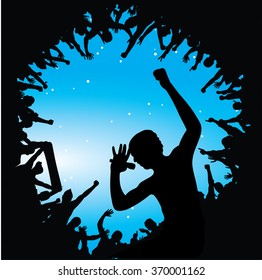 Poster for music concert. 
