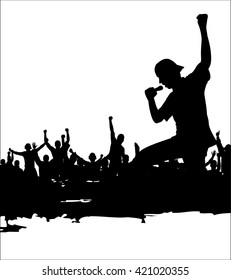 Poster for music concert and club party 