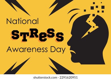 Poster for National Stress Awareness Day