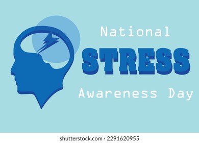 Poster for National Stress Awareness Day