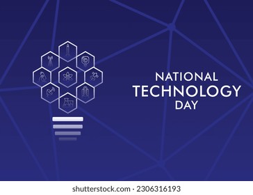 Poster for National Technology Day, It is a tech awareness concept celebrated on May 12