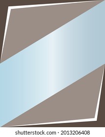 Poster new creative design brown