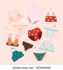 poster of nice lady underwears