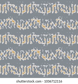 A poster with old inscriptions. Runes. Wallpaper pattern. Vector illustration.