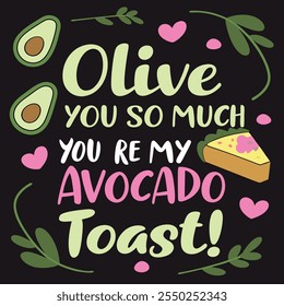 a poster with a picture of a piece of avocado and a piece of avocado.