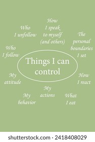 Poster with positive social media quotes, motivation posters on trendy abstract background in neutral colors.