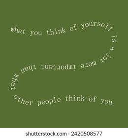 Poster with positive social media quotes, motivation posters on trendy abstract background in neutral colors, vector illustration