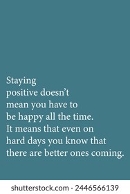 Poster with positive social media quotes, motivation posters on trendy abstract background in neutral colors, vector illustration