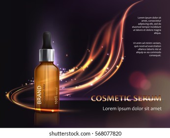 Poster for the promotion of cosmetic anti-aging premium product