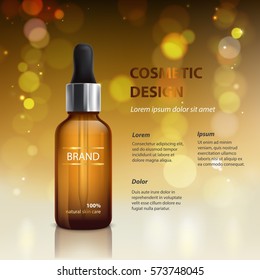 Poster for the promotion of cosmetic anti-aging premium product