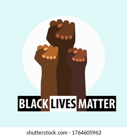Poster for protest black lives matter.