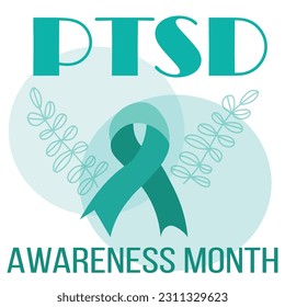 Poster for PTSD Awareness Month