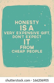 Poster with a quote for any interior decoration.
