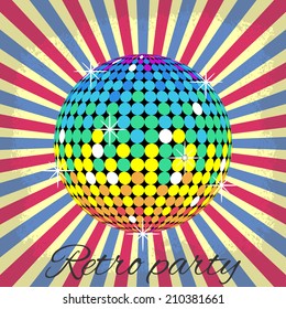 Poster Retro Party