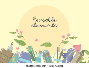 poster with reusable different elements