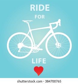 Poster "Ride For Life" Vector