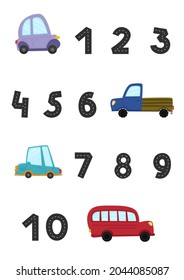 1,517 Cartoon Road Numbers Images, Stock Photos & Vectors | Shutterstock