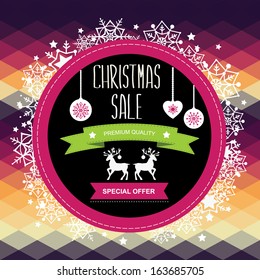 Poster Sale.Typography.Vector illustration.