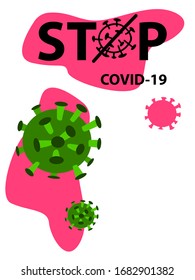 poster set coronavirus, pandemic, health prevention, medicine, medical mask, biological hazard