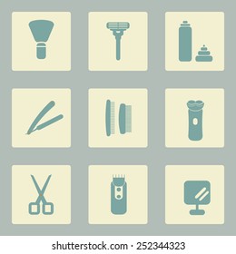 poster of the shaving tools for the real man