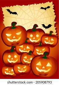 The poster of the silhouette of Halloween