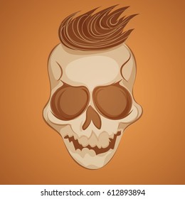 Poster skull illustration