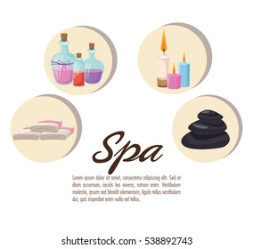 poster spa collection elements care treatment