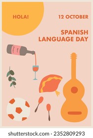 poster for spanish language day