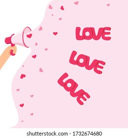 Cartel que habla el concepto de amor.