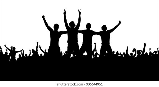 Poster for sports championships and music concerts