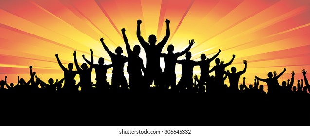 Poster for sports championships and music concerts