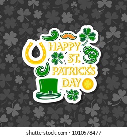 poster for St. patrick's day
