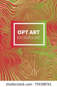 Poster Style Optical Illusion Opt Art Stock Vector (Royalty Free) 759188761