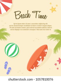 Poster of summer day collection