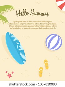 Poster of summer day collection