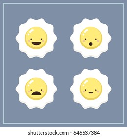 poster with sunny omelet