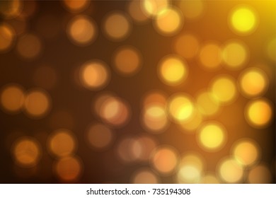 Poster Template with Bokeh Effect. Concert, Party, Theater, Dance, Presentation & Show Design. Colorful Space. Vector illustration