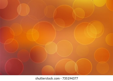 Poster Template with Bokeh Effect. Concert, Party, Theater, Dance, Presentation & Show Design. Colorful Space. Vector illustration