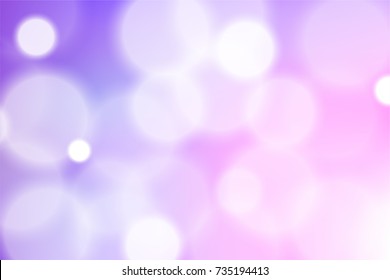 Poster Template with Bokeh Effect. Concert, Party, Theater, Dance, Presentation & Show Design. Colorful Space. Vector illustration