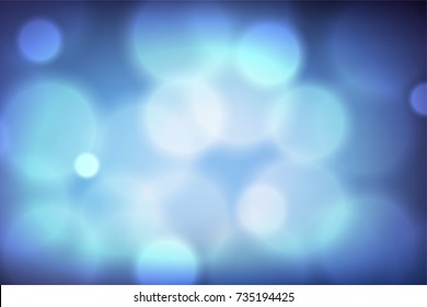 Poster Template with Bokeh Effect. Concert, Party, Theater, Dance, Presentation & Show Design. Colorful Space. Vector illustration
