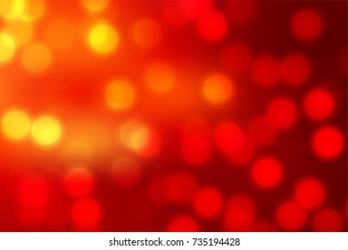 Poster Template with Bokeh Effect. Concert, Party, Theater, Dance, Presentation & Show Design. Colorful Space. Vector illustration