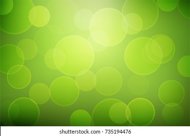 Poster Template with Bokeh Effect. Concert, Party, Theater, Dance, Presentation & Show Design. Colorful Space. Vector illustration