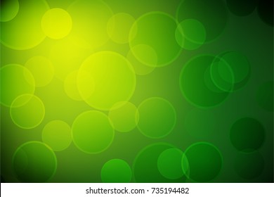 Poster Template with Bokeh Effect. Concert, Party, Theater, Dance, Presentation & Show Design. Colorful Space. Vector illustration