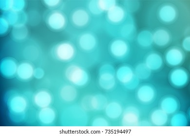 Poster Template with Bokeh Effect. Concert, Party, Theater, Dance, Presentation & Show Design. Colorful Space. Vector illustration