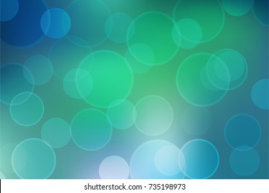 Poster Template with Bokeh Effect. Concert, Party, Theater, Dance, Presentation & Show Design. Colorful Space. Vector illustration