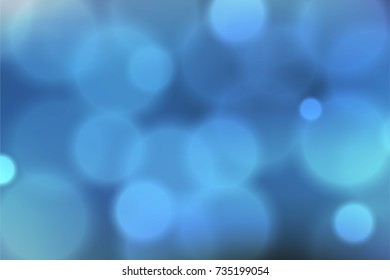 Poster Template with Bokeh Effect. Concert, Party, Theater, Dance, Presentation & Show Design. Colorful Space. Vector illustration