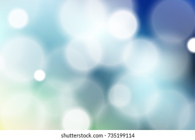 Poster Template with Bokeh Effect. Concert, Party, Theater, Dance, Presentation & Show Design. Colorful Space. Vector illustration