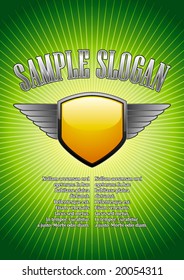 Poster Template. Can be used as a poster or an invitation card. Just place your own texts and titles.