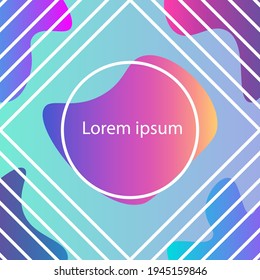 Poster template for design background, graphic poster template