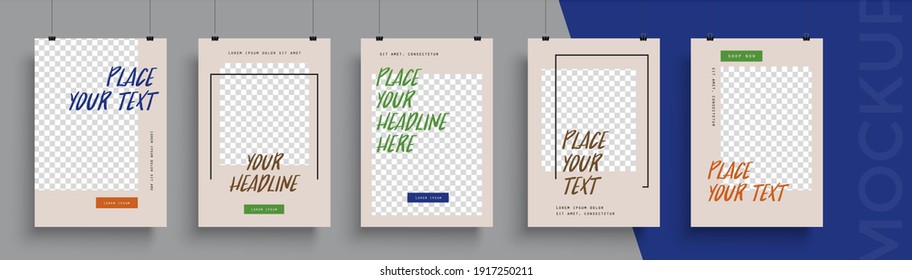 Poster template. Easy to adapt to brochure, annual report, magazine, poster, card, corporate presentation, portfolio, flyer, banner, website, app